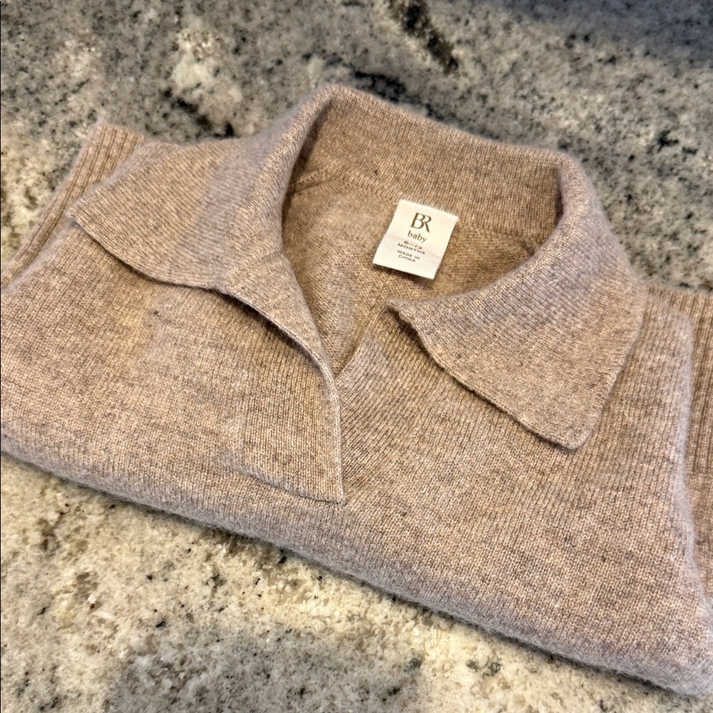 Banana Republic Johnny Polo Collar Cashmere Sweater as seen on Meghan Markle